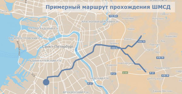 Широтную автомагистраль в Петербурге начнут строить уже в 2020 году